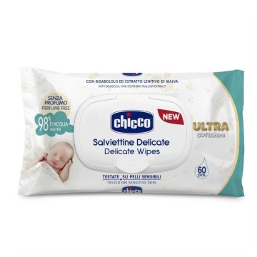Chicco Ultra Soft & Pure törlőkendő 60 db