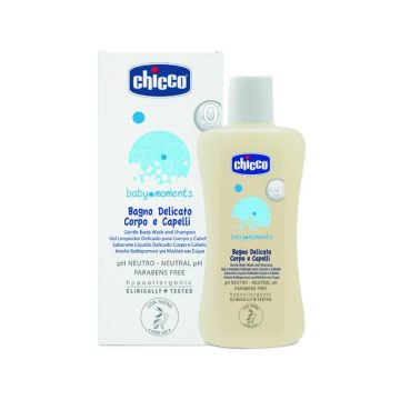 Chicco újszülött Fürdető és Sampon 200 ml