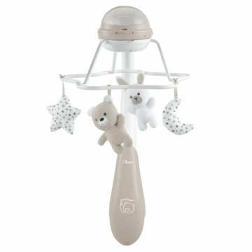   Chicco Rainbow Szivárvány zenélő forgó 3in1 kiságyjáték, projektor, éjjeli lámpa - neutral