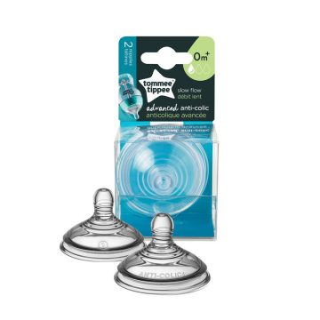   Tommee Tippee Advanced Anti - Colic cumi lassú folyású 2db 