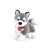 Trudi Husky kutya, Marcus - 11cm