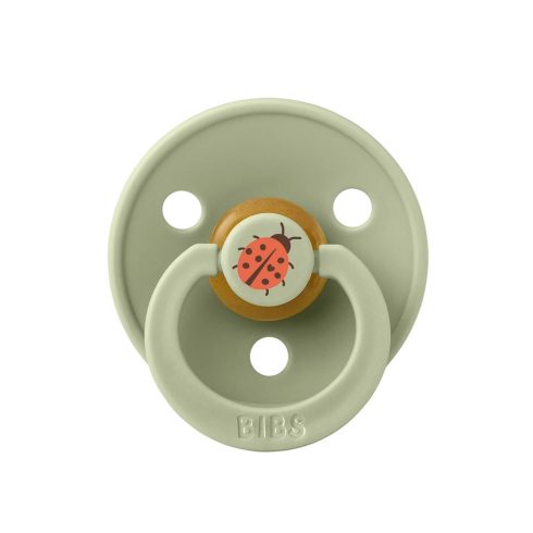 BIBS játszócumi - Studio Katica Colour natúr kaucsuk 0-6 hó zsálya 1db tasakban