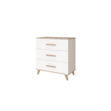 Faktum Flip White & Oak  komód 