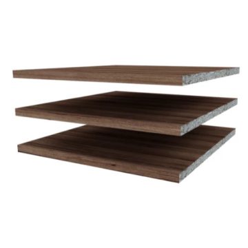 Faktum Nest Walnut polc csomag 2/3 osztású szekrényhez