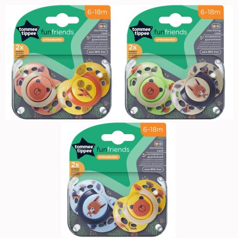 Tommee Tippee  Fun játszócumi 6-18hó 2 db 