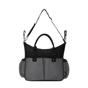 BabyOno pelenkázó táska So City! fekete-szürke 1423/03