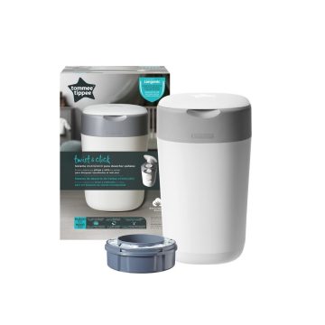   Tommee Tippee Sangenic Simplee pelenkacsomagoló Twist and Click fehér