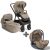 Joie Signature Finiti 2 in1 babakocsi + i-Level Pro hordozó Sandstone 