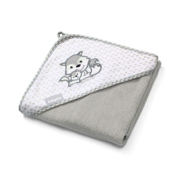   BabyOno fürdőlepedő kapucnis bambusz 100x100cm róka 346/03