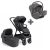 Joie Signature Finiti 2in1 babakocsi Ebony + i-Snug 2 hordozó Shell gray