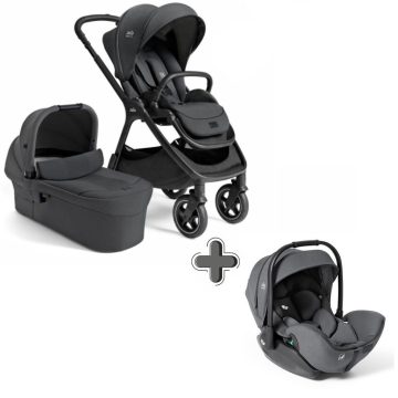   Joie Signature Finiti 2in1 babakocsi + i-Level Pro hordozó Ebony