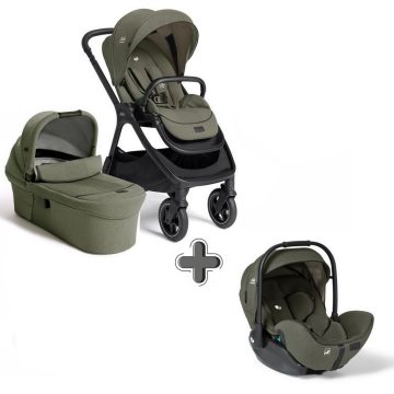   Joie Signature Finiti 2in1 babakocsi + i-Level Pro hordozó Evergreen 