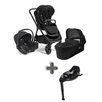   Joie Signature Finiti 2in1 babakocsi Eclipse + i-Snug 2 hordozó Raven +  i-Base Encore bázistalp