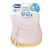 Chicco Milky Bib szivacsbetétes frottir előke 0m+ 2 db-os Rózsaszín