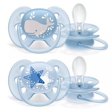 Avent Ultrasoft játszócumi fiús 6-18hó 2db