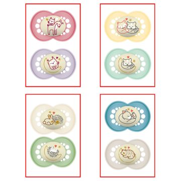 MAM játszócumi Original Night szilikon 6hó dupla