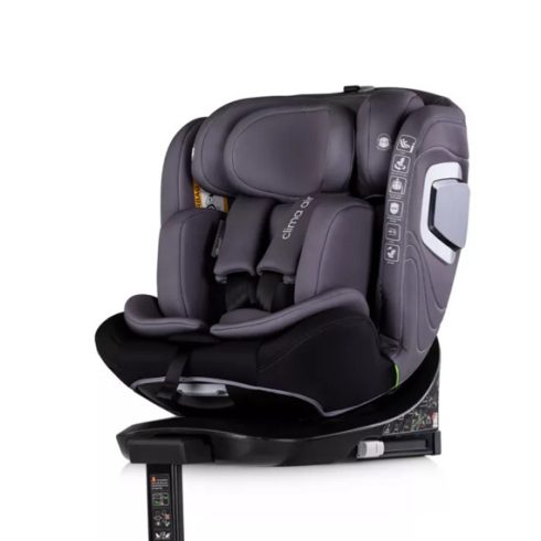 Chipolino Clima Air I-Size autósülés 40-150cm - anthracite