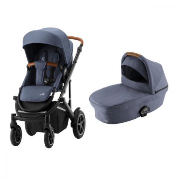   Britax Römer Smile III sport babakocsi+Smile III mózeskosár - Indigo Blue